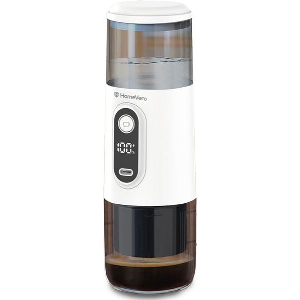 ΦΟΡΗΤΗ ΜΗΧΑΝΗ ESPRESSO ΣΕ ΛΕΥΚΟ ΧΡΩΜΑ - PORTABLE ESPRESSO MAKER HOMEVERO HV-PEM5W