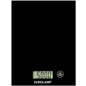 ΨΗΦΙΑΚΗ ΖΥΓΑΡΙΑ ΚΟΥΖΙΝΑΣ ΓΥΑΛΙΝΗ ΜΑΥΡΗ EUROLAMP 300-70038