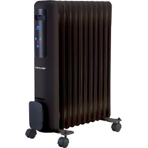 EUROLAMP ΗΛΕΚΤΡΙΚΟ ΚΑΛΟΡΙΦΕΡ ΛΑΔΙΟΥ 11 ΦΕΤΕΣ 2500W ΜΑΥΡΟ ΜΕ LED ΟΘΟΝΗ ΚΑΙ ΚΟΝΤΡΟΛ 300-41702