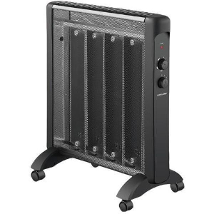 EUROLAMP ΘΕΡΜΑΝΤΙΚΟ ΣΩΜΑ MICA ΜΑΥΡΟ 2000W ΜΕ ΘΕΡΜΟΣΤΑΤΗ 300-41611