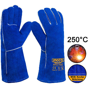 ΓΑΝΤΙΑ ΔΕΡΜΑΤΙΝΑ ΜΑΚΡΙΑ ΗΛΕΚΤΡΟΣΥΓΚΟΛΛΗΤΩΝ XL 14