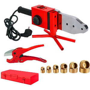 ΘΕΡΜΙΚΗ ΣΥΓΚΟΛΛΗΣΗ ΠΛΑΣΤΙΚΩΝ ΣΩΛΗΝΩΝ + ΒΑΛΙΤΣΑ 1800W GEHOCK PTWT1800