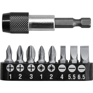 ΜΥΤΕΣ ΜΕ ΜΑΓΝΗΤΙΚΟ ΑΝΤΑΠΤΟΡΑ ΣΕΤ 9 ΤΕΜ. INGCO AKSD0071