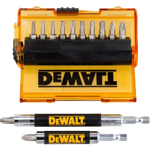 ΣΕΤ 14 ΤΕΜ DEWALT ΜΥΤΕΣ TORSION XSTC ΡΗ PZ TORX ΜΕ 2 ΑΝΤΑΠΤΟΡΕΣ DT71570