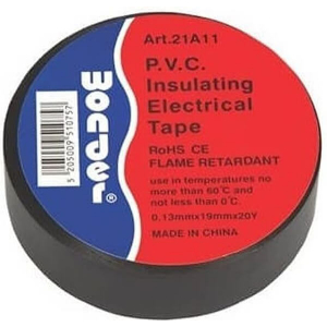 WONDER ΜΟΝΩΤΙΚΗ ΤΑΙΝΙΑ ΜΑΥΡΗ 19X20MM 147-34001