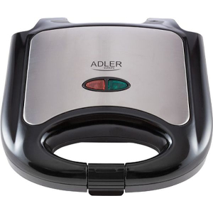 ADLER SANDWICH MAKER 850W BLACK/SILVER AD3015