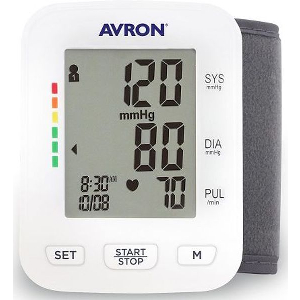 AVRON CARDIOCHECK MOBILO ΠΙΕΣΟΜΕΤΡΟ ΚΑΡΠΟΥ ΑΝΙΧΝΕΥΣΗ ΑΡΡΥΘΜΙΑΣ