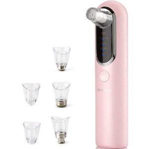 ΣΥΣΚΕΥΗ ΚΑΘΑΡΙΣΜΟΥ ΠΡΟΣΩΠΟΥ ΜΕ VACUUM & 4 ΚΕΦΑΛΕΣ BEAUTIFLY DERMA BLUSH