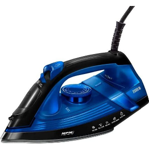 MPM ΣΙΔΕΡΟ ΑΤΜΟΥ ΜΕ ΑΝΤΙΚΟΛΛΗΤΙΚΗ ΠΛΑΚΑ ΜΠΛΕ MZE-25 2000W