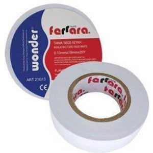 WONDER ΜΟΝΩΤΙΚΗ ΤΑΙΝΙΑ 19MM X 20M ΛΕΥΚΟ 147-34000