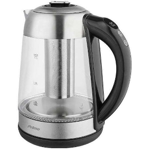 PRIMO ΒΡΑΣΤΗΡΑΣ PRCK-40497 DIGITAL ΓΥΑΛΙΝΟΣ 1.7LT ΙΝΟΧ/ΜΑΥΡΟΣ 400497