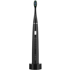 AENO SMART SONIC ELECTRIC TOOTHBRUSH DB2S: BLACK 4MODES +8 SMART WIRELESS CHARGING 46000RPM