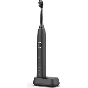 AENO SONIC ELECTRIC TOOTHBRUSH DB6: BLACK 5 MODES WIRELESS CHARGING 46000RPM