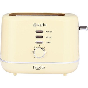 ESTIA ΦΡΥΓΑΝΙΕΡΑ IVORIS 2 ΘΕΣΕΩΝ ΜΕ 7 ΕΠΙΠΕΔΑ ΨΗΣΙΜΑΤΟΣ 850W