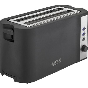 FIRST AUSTRIA FA-5366-1 ΜΑΥΡΗ ΦΡΥΓΑΝΙΕΡΑ 4 ΘΕΣΕΩΝ ΚΑΙ 2 ΥΠΟΔΟΧΩΝ 1500W