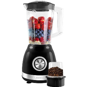 LEXICAL LBL-1522-2 BLENDER WITH GRINDER 2 IN 1 BLACK