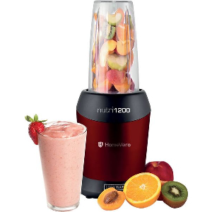 HOMEVERO NUTRI 1200 BLENDER 1200WATT RED