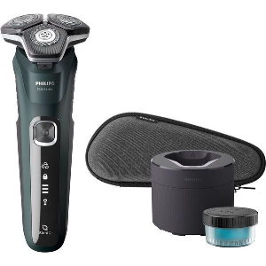 ΞΥΡΙΣΤΙΚΗ ΜΗΧΑΝΗ PHILIPS SHAVER SERIES 5000 S5884/50 ROTATION SHAVER TRIMMER BLACK GREEN