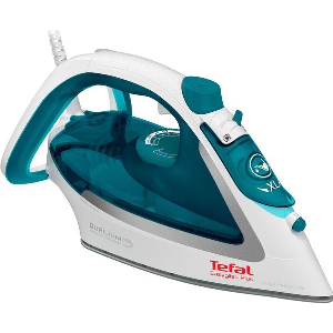 ΣΙΔΕΡΟ ΑΤΜΟΥ TEFAL EASYGLISS PLUS FV5718 IRON DRY & STEAM IRON 2400W TURQUOISE WHITE