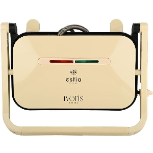 ESTIA ΤΟΣΤΙΕΡΑ IVORIS 2 ΘΕΣΕΩΝ 1300W ΜΕ ΑΝΤΙΚΟΛΛΗΤΙΚΕΣ ΠΛΑΚΕΣ 06-19150