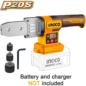 ΘΕΡΜΟΚΟΛΛΗΣΗ ΠΛΑΣΤΙΚΩΝ ΣΩΛΗΝΩΝ ΜΠΑΤΑΡΙΑΣ 20V LI-ION SOLO INGCO PTWTLI2018