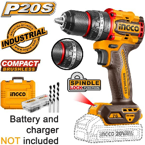 ΚΡΟΥΣΤΙΚΟ ΔΡΑΠΑΝΟΚΑΤΣΑΒΙΔΟ COMPACT ΜΠΑΤΑΡΙΑΣ 20V LI-ION 76NM SOLO +ΒΑΛΙΤΣΑ INGCO CIDLI207681E