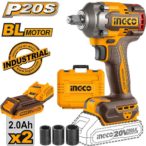 ΚΡΟΥΣΤΙΚΟ ΜΠΟΥΛΟΝΟΚΛΕΙΔΟ ΜΠΑΤΑΡΙΑΣ 20V LI-ION 400NM INGCO CIWLI2040