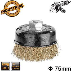 ΣΥΡΜΑΤΟΒΟΥΡΤΣΑ ΓΩΝΙΑΚΟΥ TΡΟΧΟΥ M14 ΣΚΛΗΡΗΣ ΧΡΗΣΗΣ 75MM INGCO WB10755