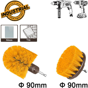 ΒΟΥΡΤΣΕΣ ΚΑΘΑΡΙΣΜΟΥ ΔΡΑΠΑΝΟΥ ΣΕΤ 2 ΤΕΜ. (ΜΕΤΡΙΕΣ) INGCO WCBM2335