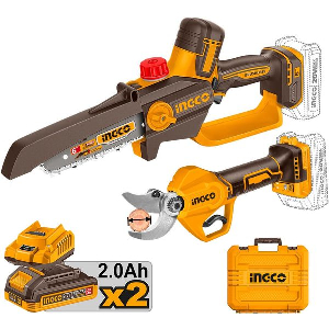 ΕΡΓΑΛΕΙΑ ΚΗΠΟΥ ΜΠΑΤΑΡΙΑΣ 20V LI-ION ΣΕΤ 2 ΤΕΜ. INGCO COSLI250795E