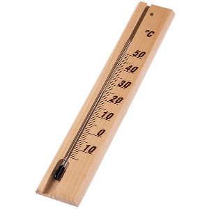 HAMA 186401 THERMOMETER FOR INTERIOR WOOD 20 CM ANALOGUE
