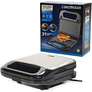 ΤΟΣΤΙΕΡΑ 3 ΣΕ 1 750W 887906 DICTRO LUX ΜΑΥΡΗ-INOX