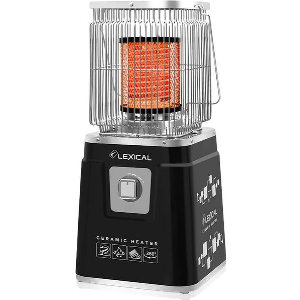 LEXICAL CERAMIC HEATER BLACK LQH-8010-2