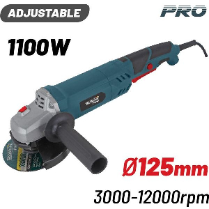 BORMANN PRO BAG1105 ΤΡΟΧΟΣ ΡΥΘΜΙΖΟΜΕΝΟΣ 1100W,Φ125MM,3000-12000RPM
