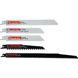 ΣΕΤ 5 ΤΕΜ MAKITA P-83945 RECIPRO STARTER SET WOOD + METAL + PLASTIC P-83945