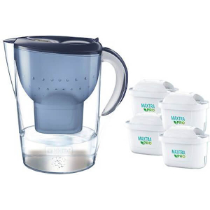 ΚΑΝΑΤΑ ΦΙΛΤΡΟΥ 3,5LT BRITA MARELLA XL ΜΠΛΕ + 4 ΦΙΛΤΡΑ MAXTRA PRO