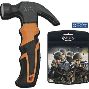 ΣΦΥΡΙ ΚΟΝΤΟ ALBAINOX MINI-HAMMER BLACK/ORANGE 16 CM
