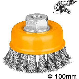 ΣΥΡΜΑΤΟΒΟΥΡΤΣΑ ΓΩΝΙΑΚΟΥ TΡΟΧΟΥ M14 100MM INGCO WB21001