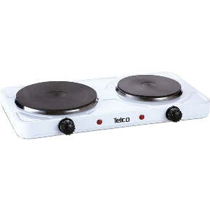 ΗΛΕΚΤΡΙΚΗ ΕΣΤΙΑ ΔΙΠΛΗ ΔΙΑΜ 18,5 & 15,5CM 2500W ZD-2025A TELCO ΛΕΥΚΟ