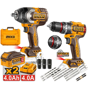 ΕΡΓΑΛΕΙΑ ΜΠΑΤΑΡΙΑΣ 20V LI-ION ΣΕΤ 2 ΤΕΜ. INGCO COSLI250586E