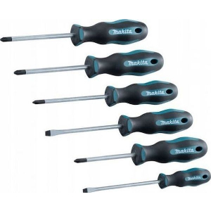 ΣΕΤ 6 ΚΑΤΣΑΒΙΔΙΩΝ MAKITA ΣΤΑΥΡΟΥ+ΙΣΙΑ PH1+PH2+PZ1+PZ2+SL4+SL5.5 E-10528