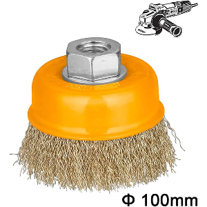 ΣΥΡΜΑΤΟΒΟΥΡΤΣΑ ΓΩΝΙΑΚΟΥ TΡΟΧΟΥ M14 100MM INGCO WB11001