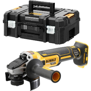 ΓΩΝΙΑΚΟΣ ΤΡΟΧΟΣ ΜΠΑΤΑΡΙΑΣ DEWALT 18V 125MM SOLO XR LI-ION BRUSHLESS ΒΑΛΙΤΣΑ DCG405NT