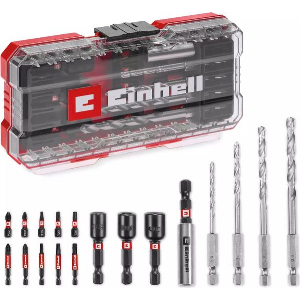 ΚΑΣΕΤΙΝΑ ΕΞΑΡΤΗΜΑΤΩΝ EINHELL 18 ΤΜΧ ΤΡΥΠΑΝΙΑ ΜΕΤΑΛΟΥ ΜΥΤΕΣ ΚΑΡΥΔΑΚΙΑ IMPACT S-CASE 49108709