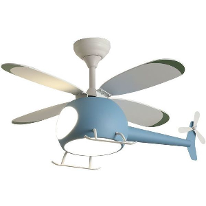 ΑΝΕΜΙΣΤΗΡΑΣ ΟΡΟΦΗΣ HELICOPTER PRCF-80678 PRIMO KIDS SERIES DC 98ΕΚ ΜΕ ΤΗΛ.ΡΙΟ LED 4ΦΤΕΡΑ ΜΠΛΕ