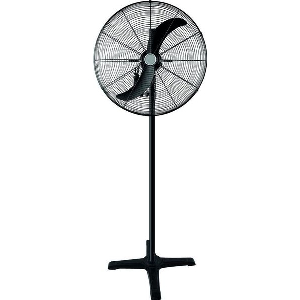 ΑΝΕΜΙΣΤΗΡΑΣ ΒΙΟΜΗΧΑΝΙΚΟΣ 180W EUROLAMP 147-29046 ΜΕΤΑΛΛΙΚΟΣ ΜΕ ΟΡΘΟΣΤΑΤΗ ΜΑΥΡΟΣ