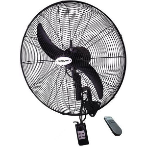 ΑΝΕΜΙΣΤΗΡΑΣ ΕΠΙΤΟΙΧΙΟΣ 130W EUROLAMP 300-23506 ΜΑΥΡΟ ΜΕ RC&ΠΕΡΙΣΤΡΟΦΗ ΒΙΟΜΗΧΑΝΙΚΟΣ