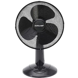 ΑΝΕΜΙΣΤΗΡΑΣ ΕΠΙΤΡΑΠΕΖΙΟΣ 45W EUROLAMP 300-20500 ΜΑΥΡΟΣ