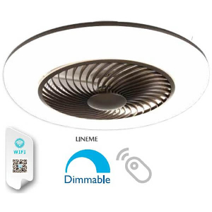 ΑΝΕΜΙΣΤΗΡΑΣ ΜΠΛΑΦΟΝΙΕΡΑ 12'' LED 35W CIERZONUOVO ΜΕ ΤΗΛΕΧΕΙΡΙΣΤΗΡΙΟ ΚΑΦΕ 02-00179
