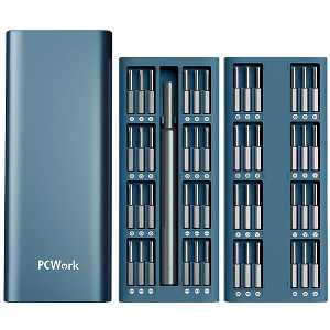 ΣΕΤ 49 ΤΕΜ PCWORK PCW08B ΚΑΤΣΑΒΙΔΙ ΑΚΡΙΒΕΙΑΣ + 48 ΜΥΤΕΣ PRECISION SCREWDRIVER SET 48 MAGNETIC BITS